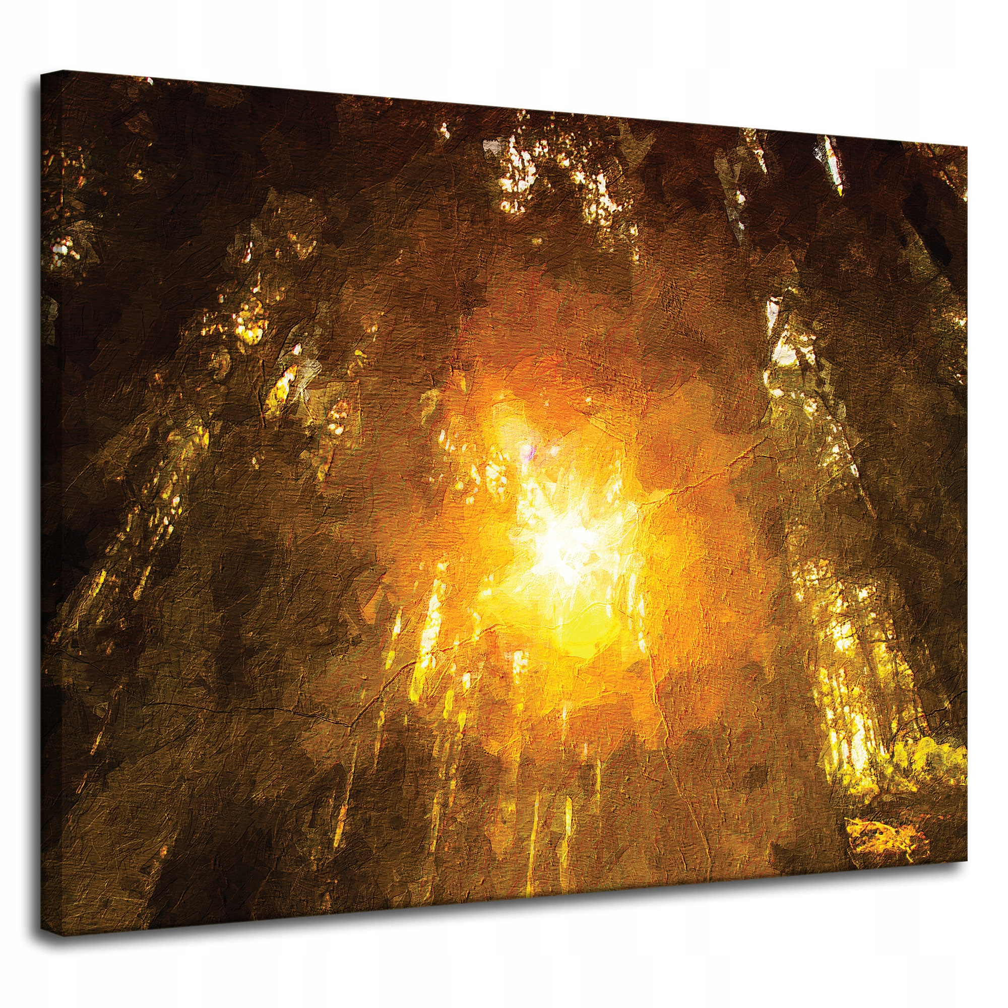 Obraz na plátně Les v záři Slunce Pastely 100x80 cm Ideální jako dárek