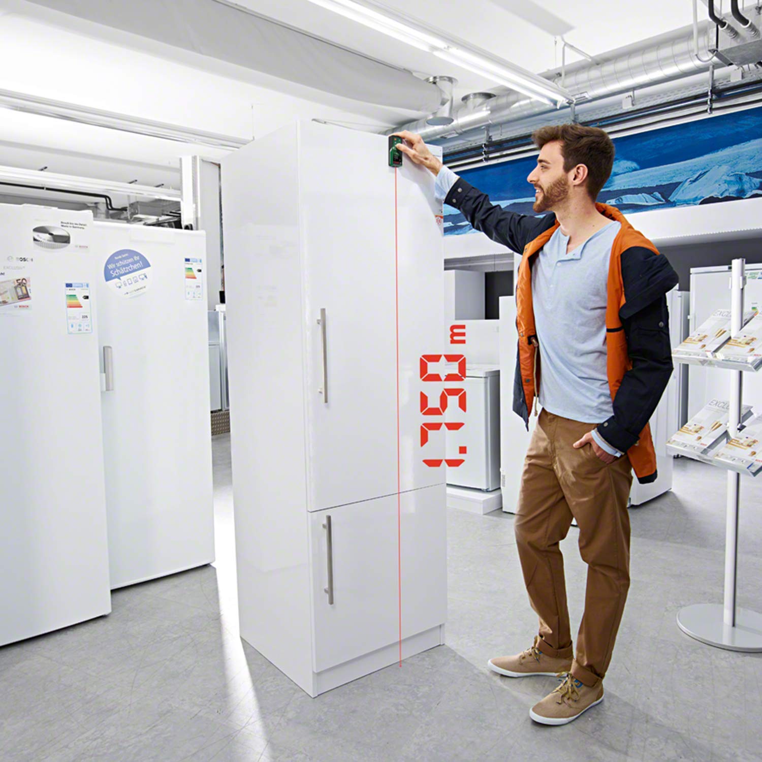 BOSCH Dalmierz Laserowy UniversalDistance 50 Zasięg Do 50m Funkcje Pomiaru — miniatura 8