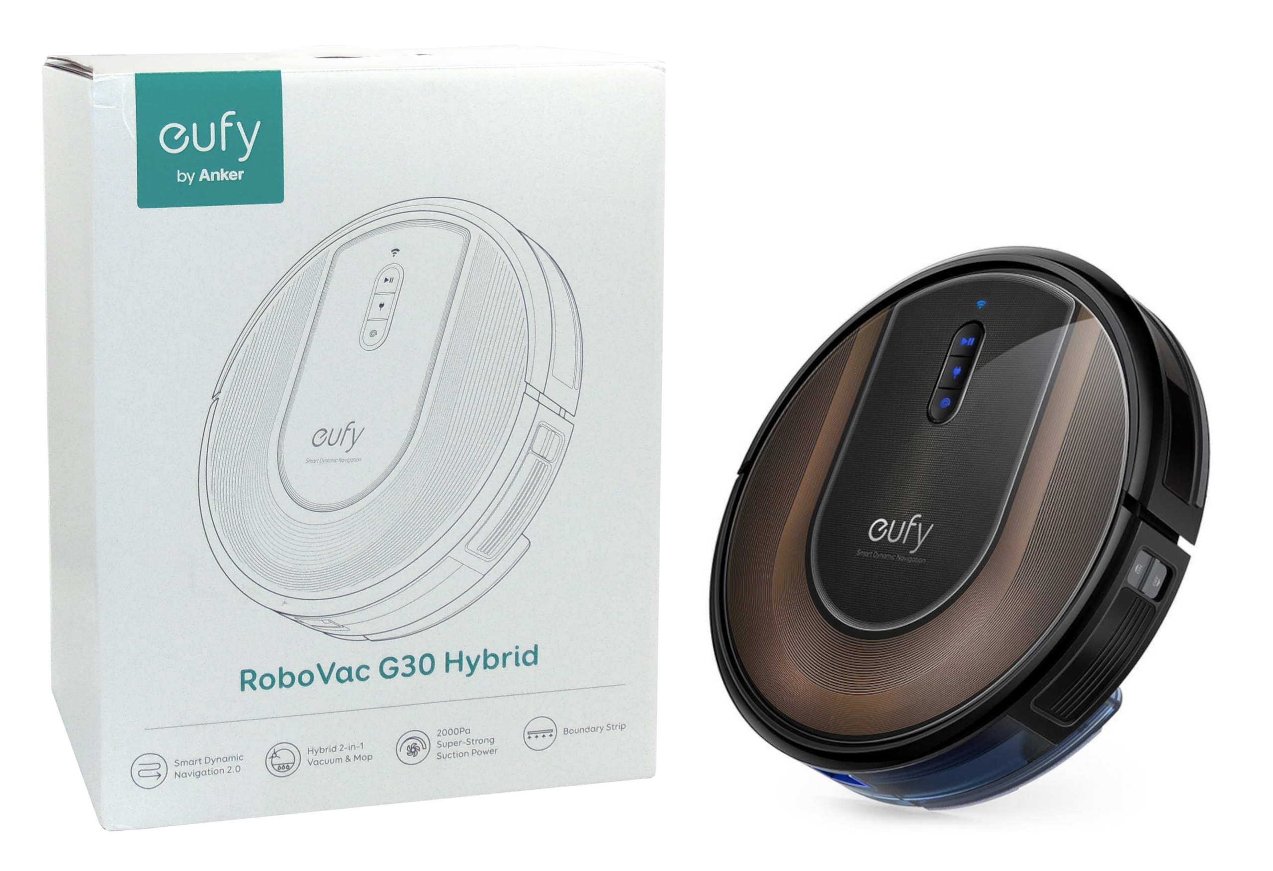 Vysavač Uklízecí Robot Eufy RoboVac G30 Hybrid WiFi