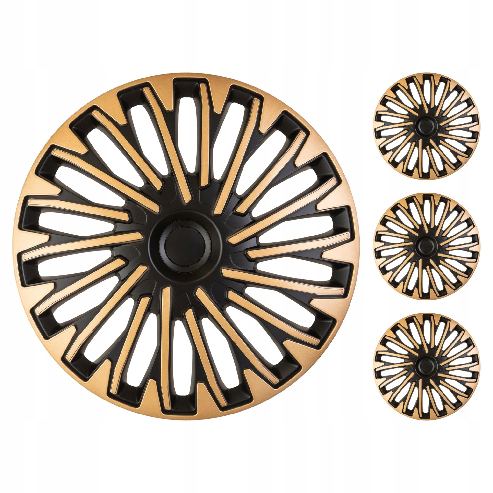 Poklice do auta Soho Gold Black 14 palců