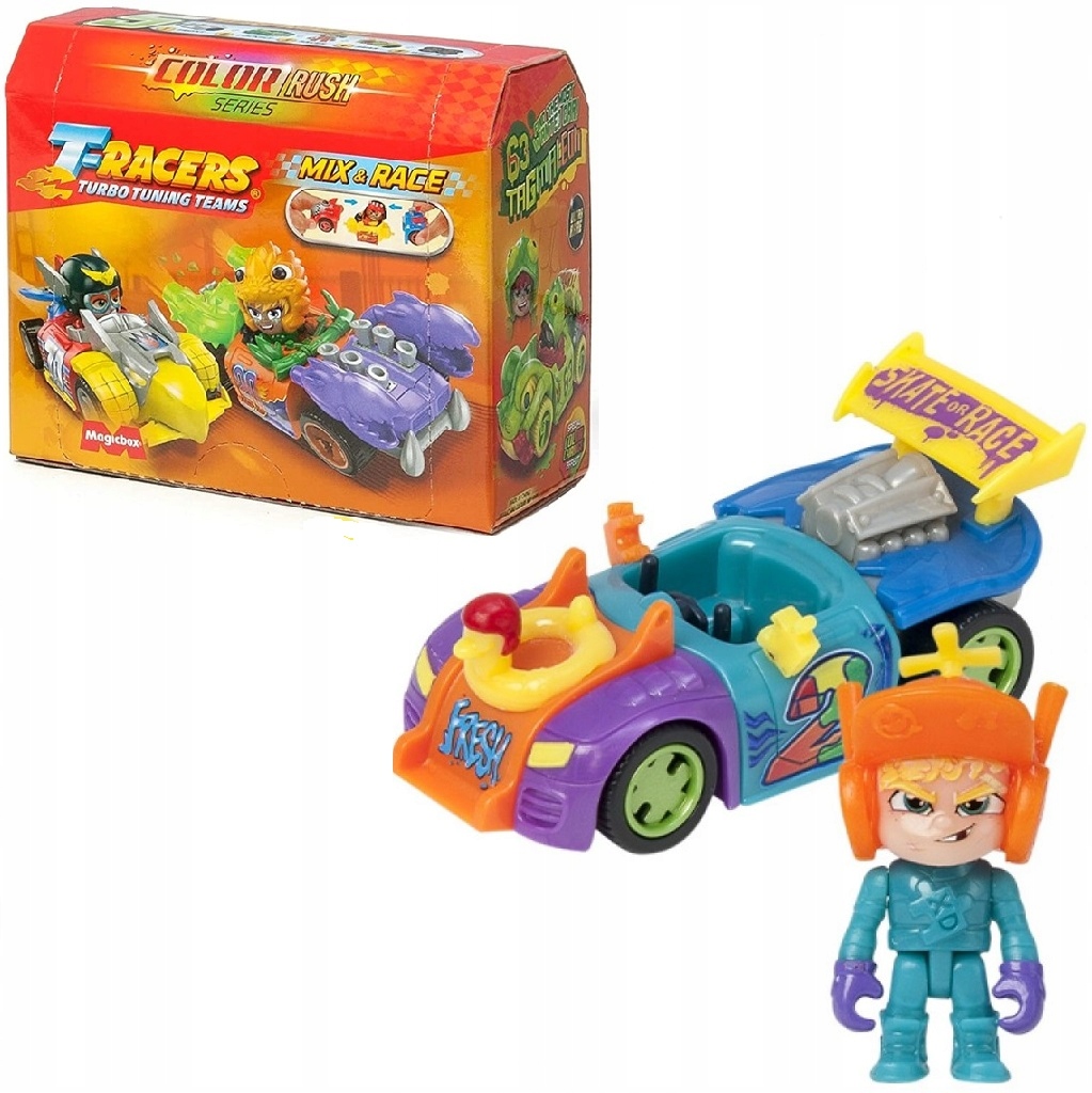 

T-racers Color Rush Seria 5 Autko Kierowca Pojazd