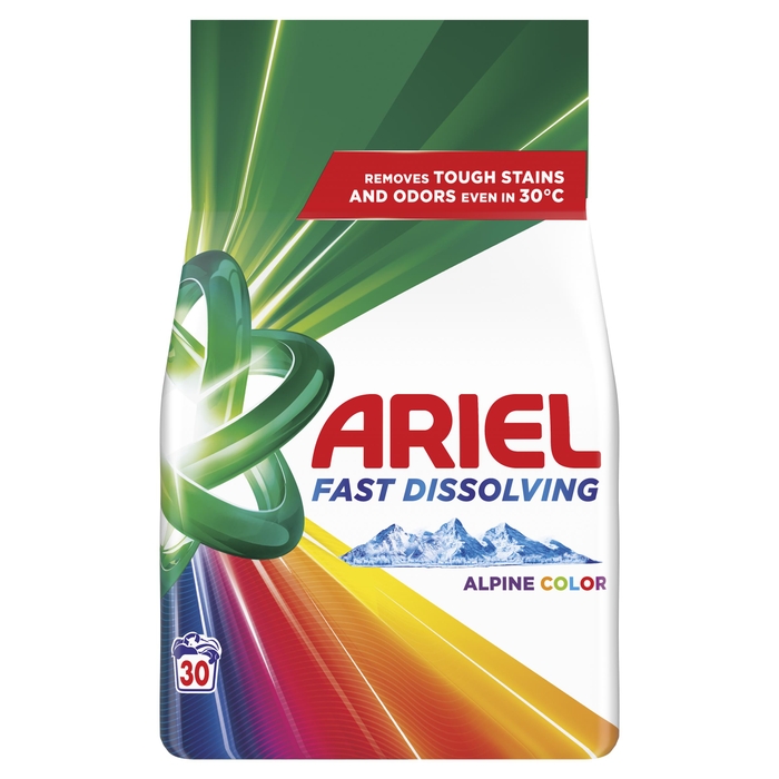 Levně Ariel Prášek na praní barev dokonale odstraňuje skvrny a svěžest 1.65 kg