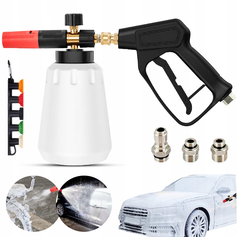 Vysokotlaký Pěnový Rozprašovač 4000PSI 5 Trysek Pro Mytí Automobilů