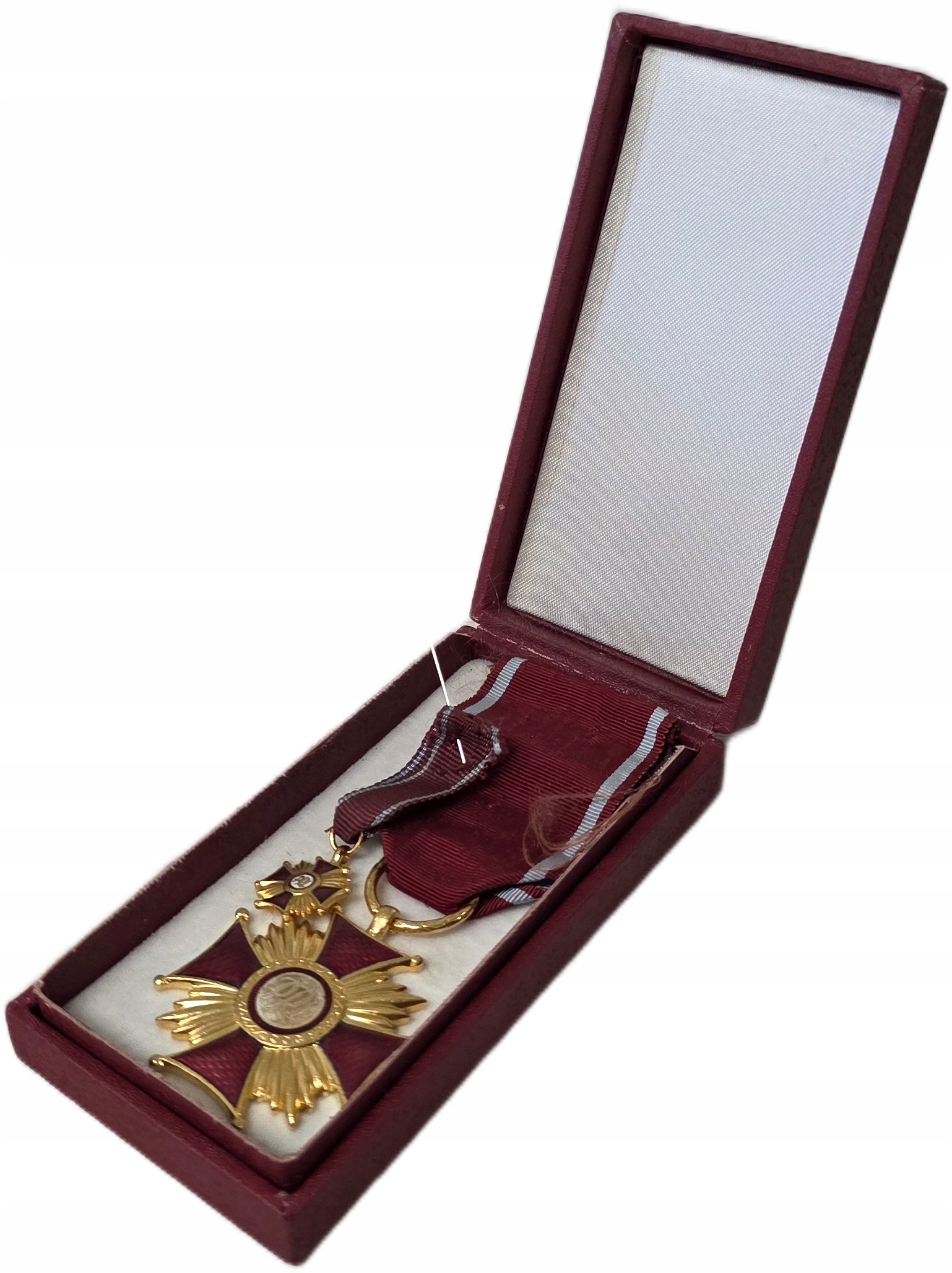 MEDAL ZŁOTY KRZYŻ ZASŁUGI PRL + MINIATURKA