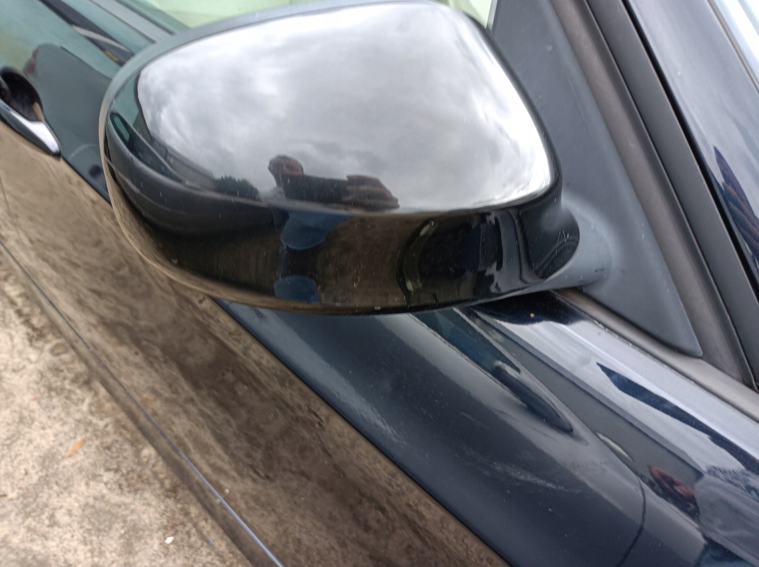 SPECCHIETTO RETROVISORE Destro BMW E90 E91 CARBON SCHWARZ 416 UK