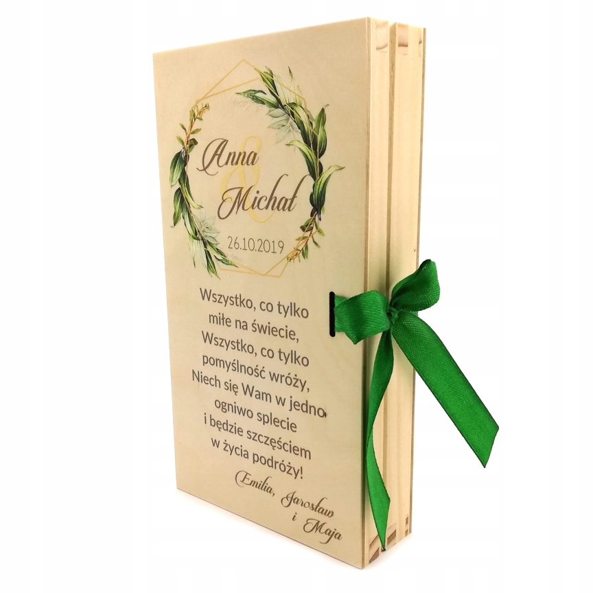 

Pudełko na pieniądze Ślub Wesele Prezent Wzory