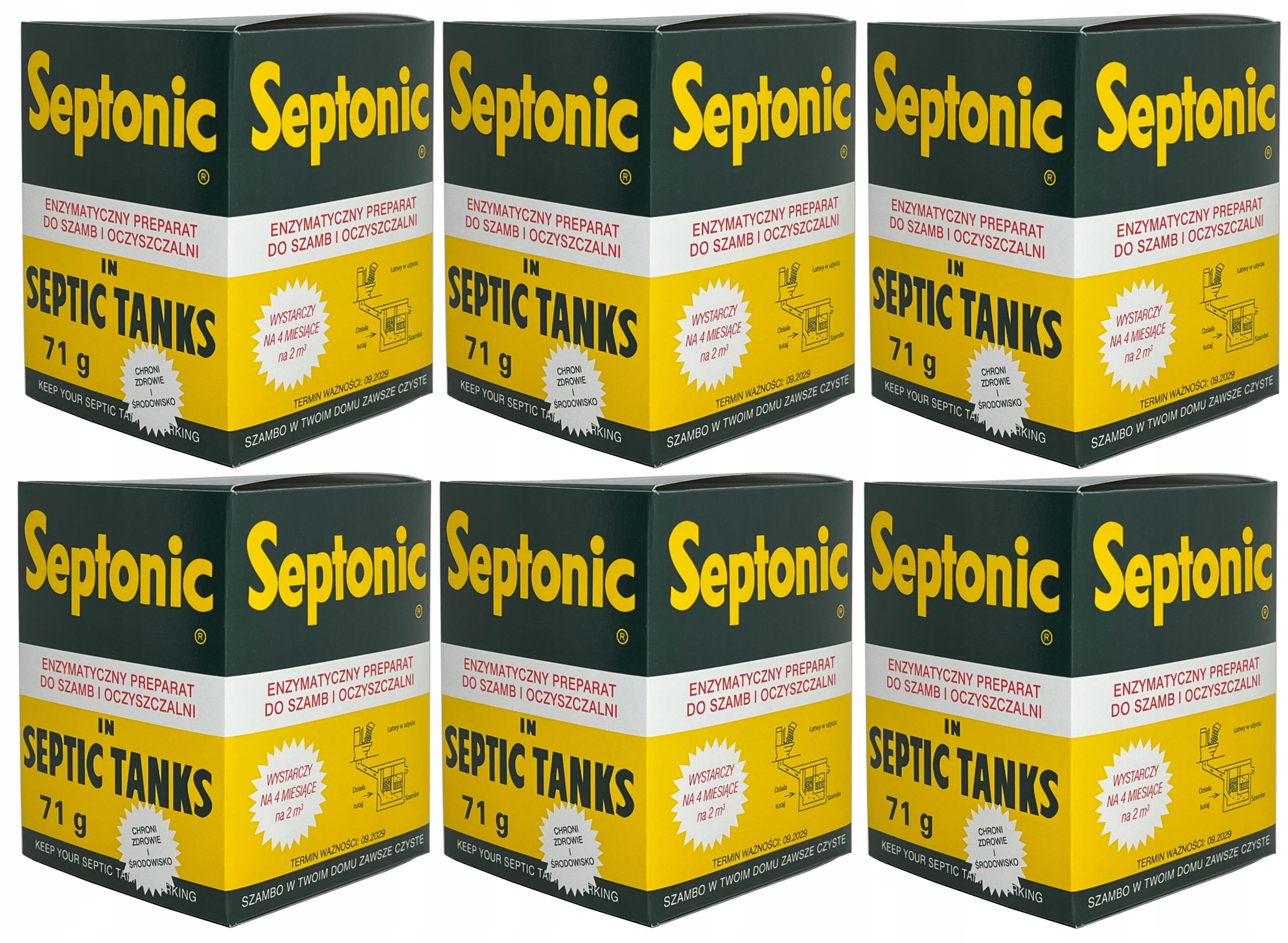 Septonic 24 Saszetki Preparat Do Szamb Oczyszczaln