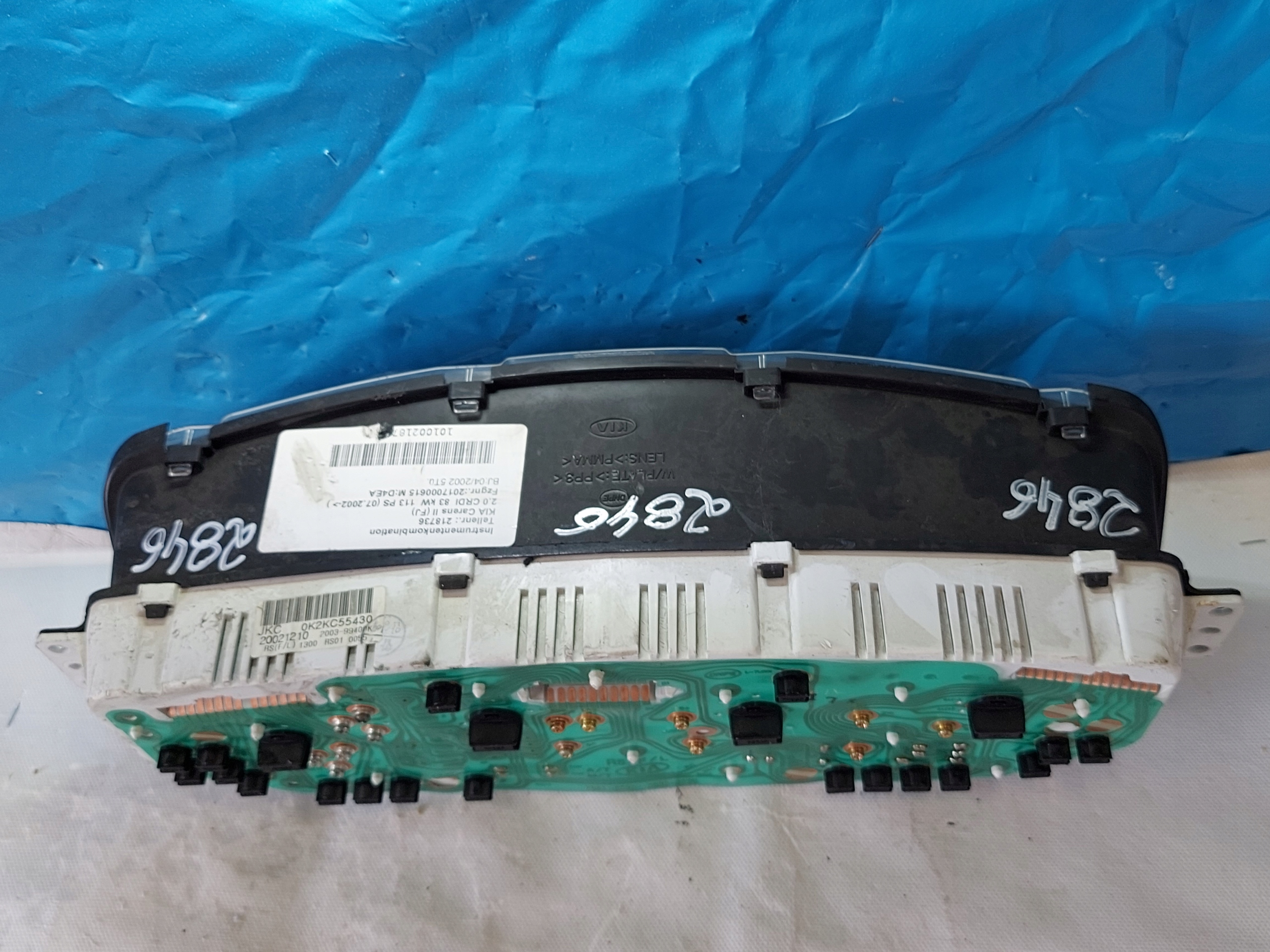 dials clock KIA CARENS II 2.0 CRDI 0K2KC55430