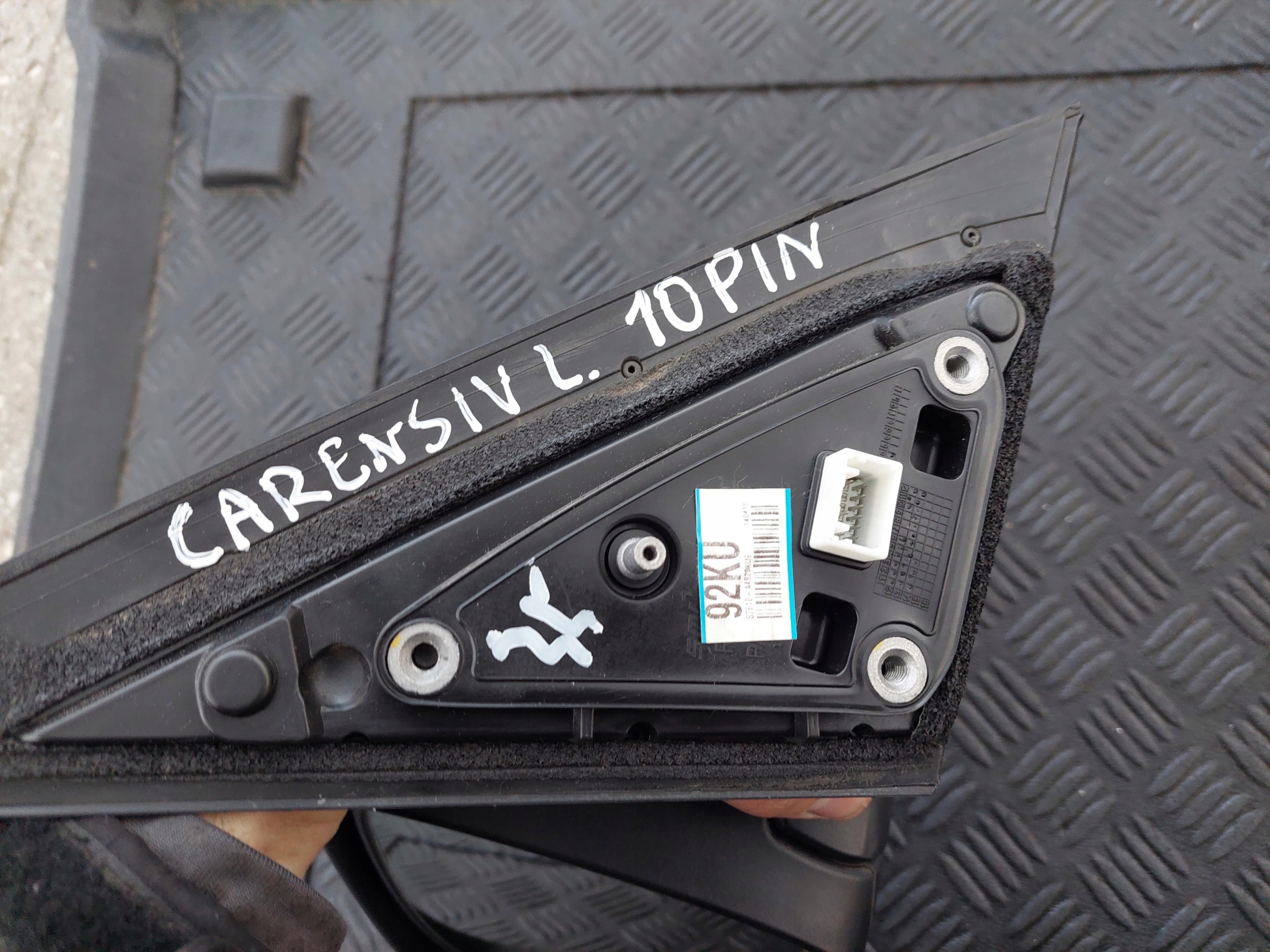 mirror exterior left 10 PIN KIA CARENS IV KU9