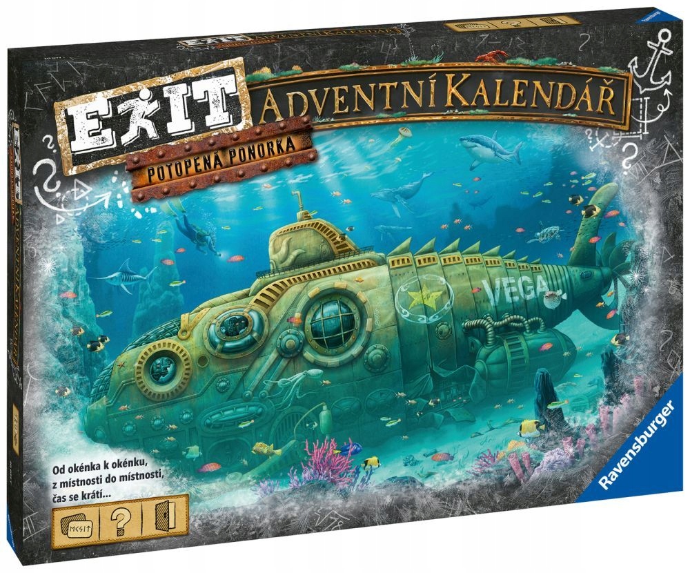 Ravensburger Exit Adventní kalendář Ponorka