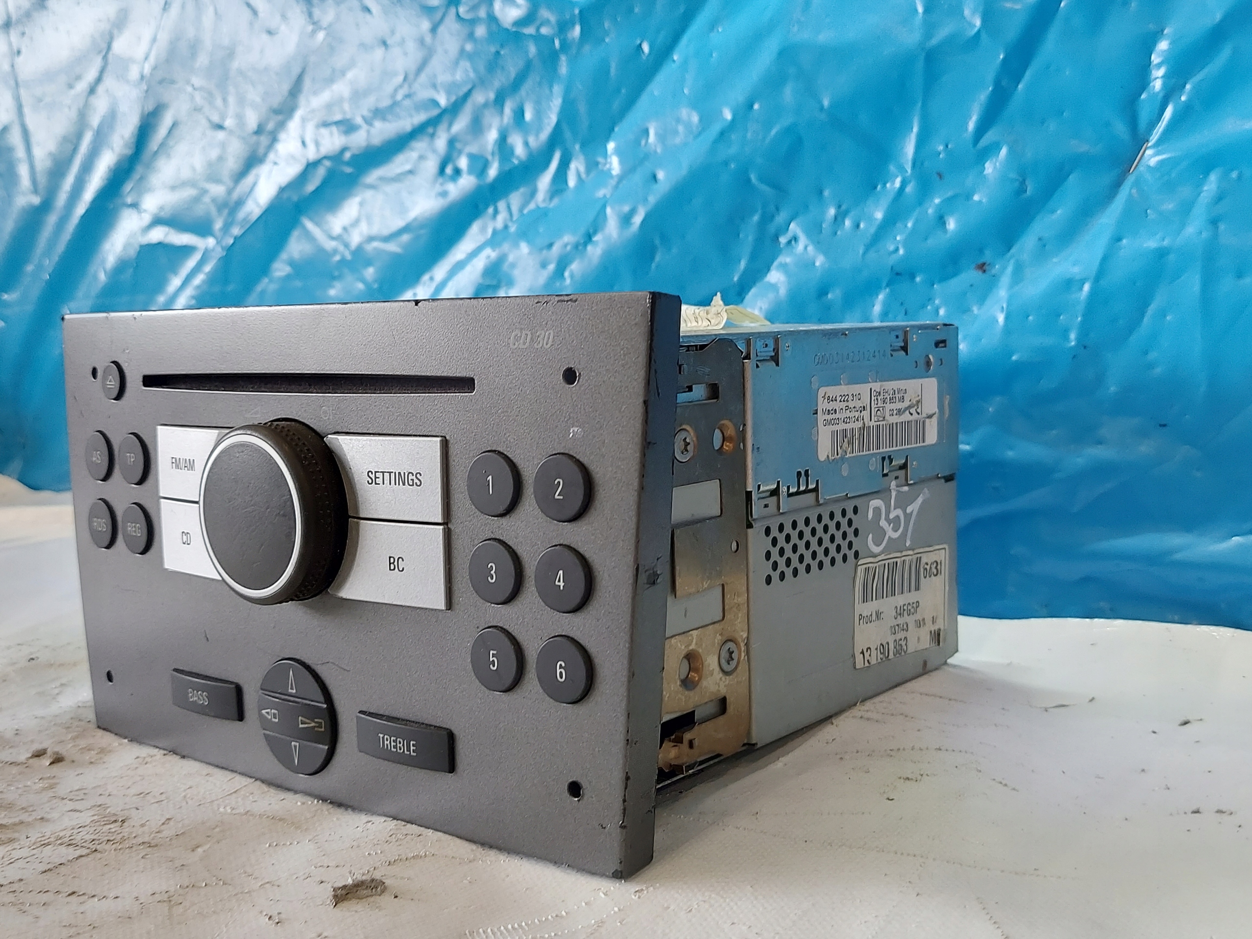 RADIO EKRAN ZAFIRA B 453116246