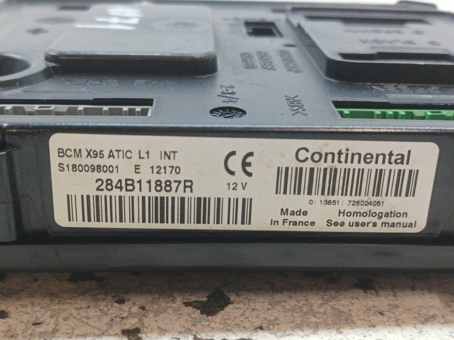 module 284B11887R X95 Renault Scenic III (2009- )