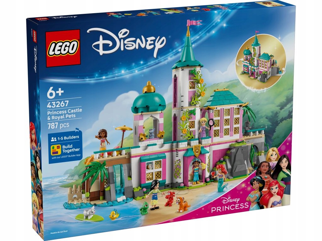 Lego 43267 Disney Zámek princezen a královských zvířat
