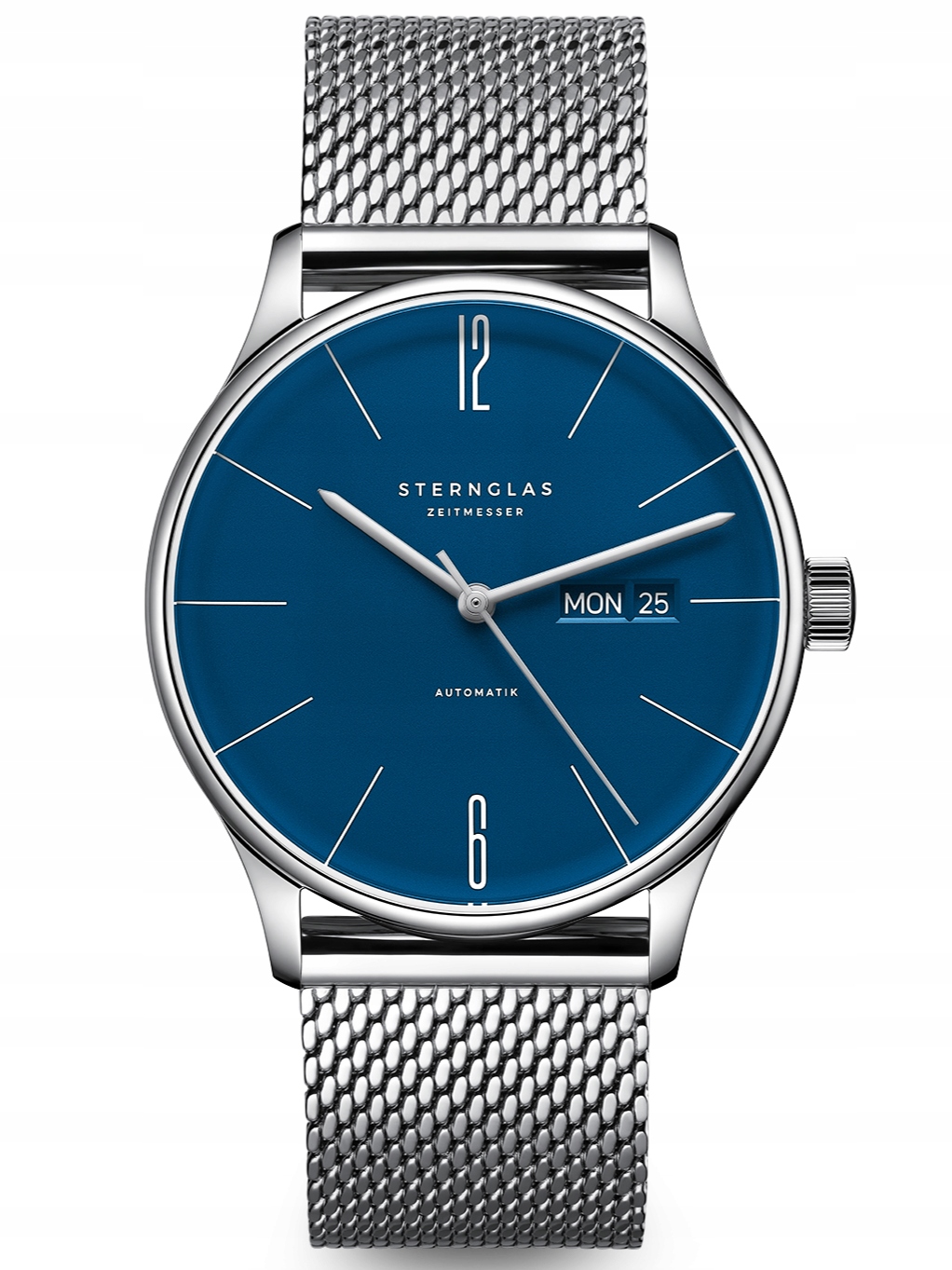 Nový originální Pánské hodinky Sternglas S02-BE06-MI04 Berlin Automatik