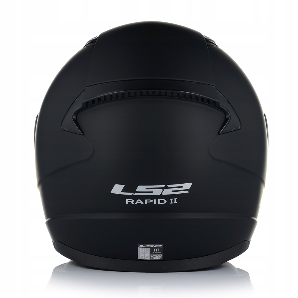 KASK MOTOCYKLOWY LS2 FF353 RAPID II CZARNY MATT 22.06 + CIEMNA SZYBA Obwód głowy 63-64 cm