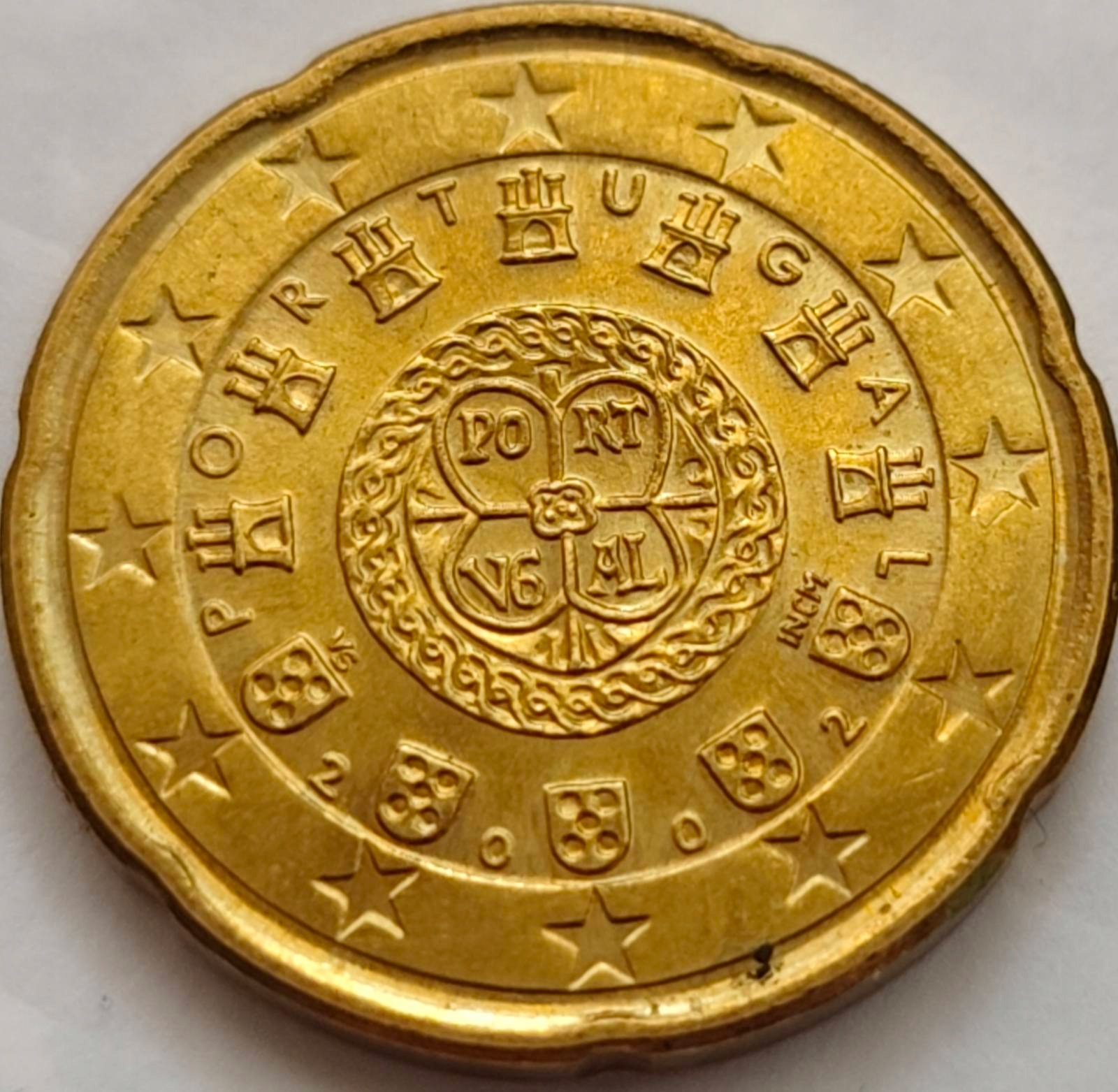 4773 - Portugalia 20 eurocentów, 2002