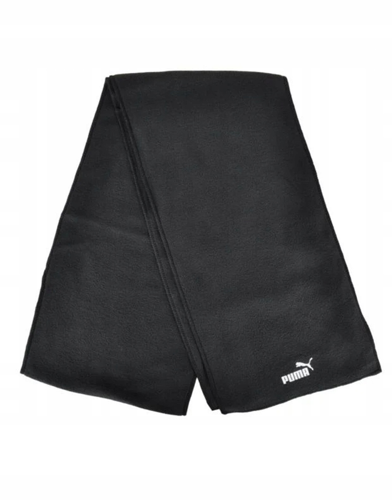 

Czarny szalik zimowy z polaru Puma Snow Fleece