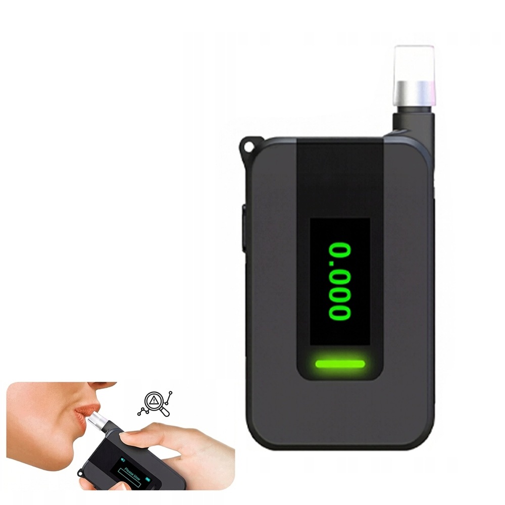 Elektrochemický policejní alkoholtester Ai Beznáustkový Profesionální 5x Náustky