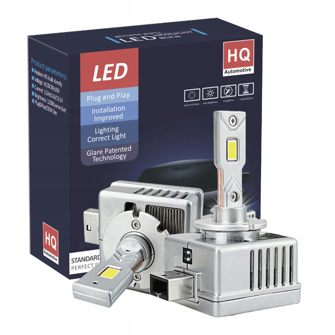 Žiarovky D1S Led Xenón Canbus Switch Plug&play 12000LM 6000K Hq Automotive