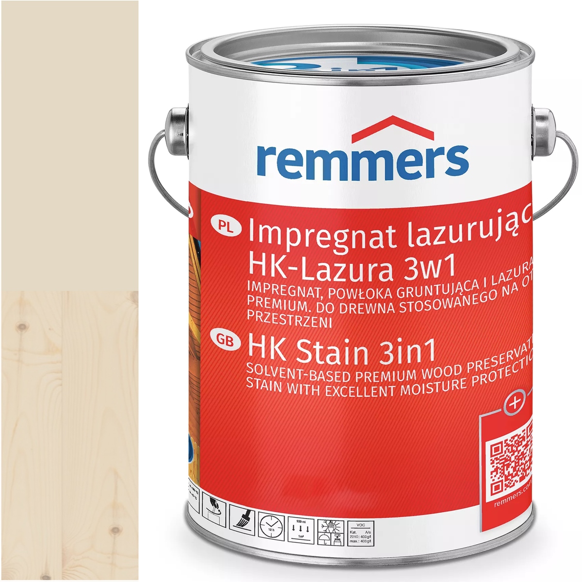 Remmers HK-Lasur Ochranná lazúra na drevo Ral 1013 Béžová Perlová 5L