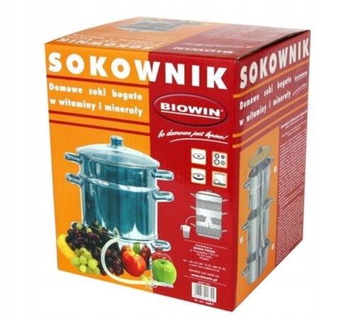 Sokownik BIOWIN 800508 nierdzewny (8 litrów) Marka Browin