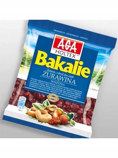Levně 9 x Aga Holtex Sušené brusinky 80 g Bakalie