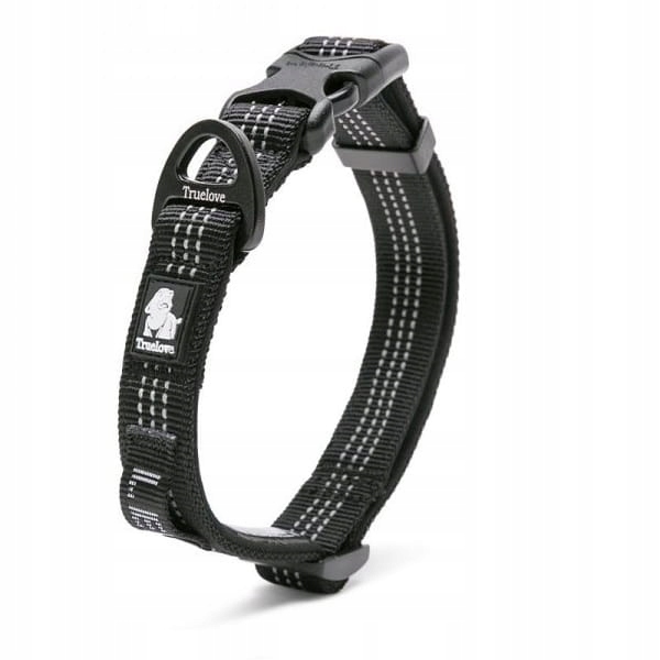 

Obroża dla psa Basset Truelove Lumen czarna M