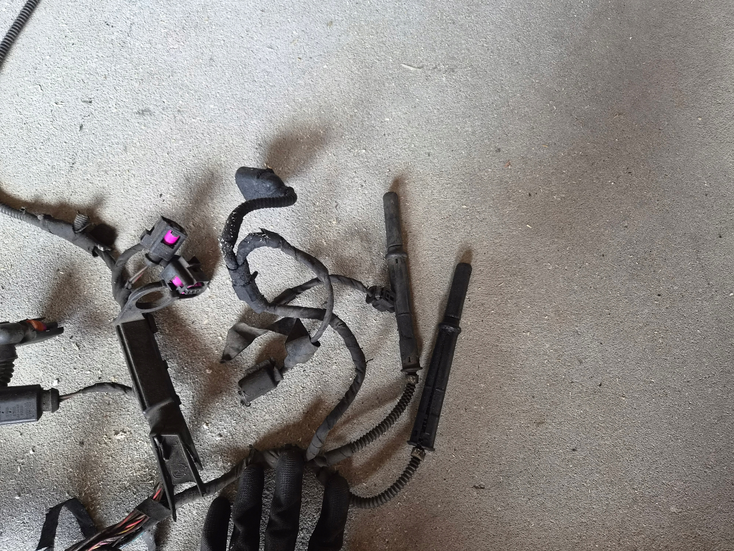 bundle wiring electrical of the engine 2.0 TDI VW T5 lift