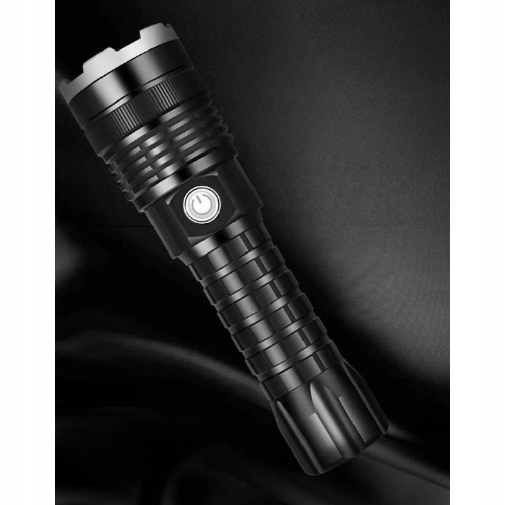 MOCNA LATARKA TAKTYCZNA LED XHP90 ZOOM WOJSKOWA CREE SZPERACZ AKUMULATOROWA Źródło światła LED