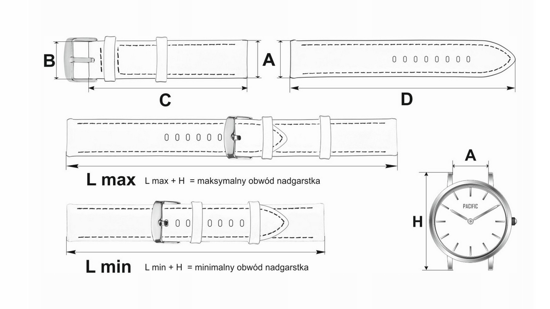 BRANSOLETA SIATKOWA MESH 20MM CZARNA MATOWA Płeć kobieta
