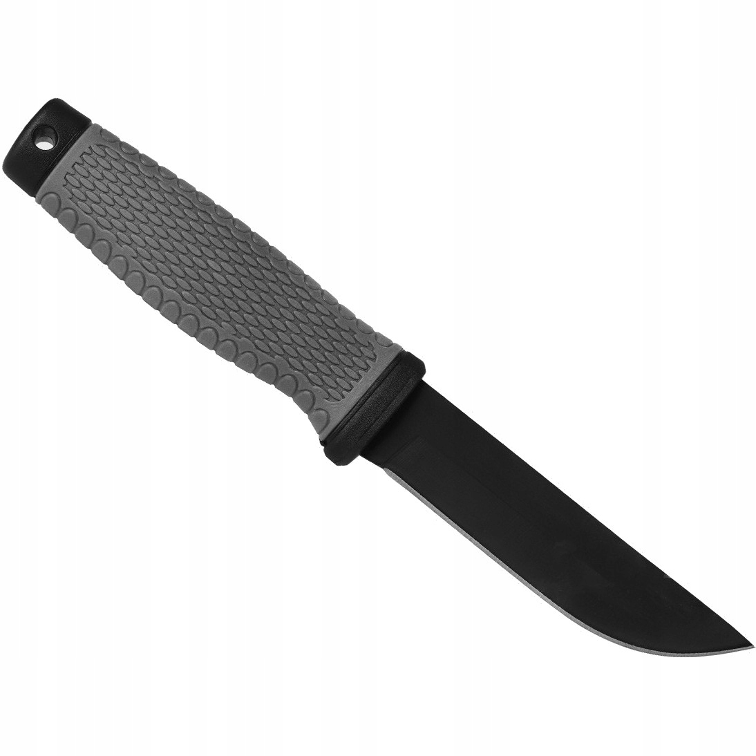 Dominator Nóż wojskowy, taktyczny Ghost Cutter z kaburą Czarno-szary