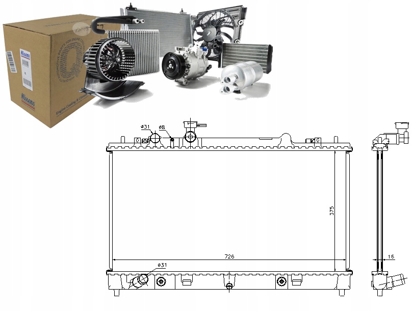 РАДИАТОР ВОДЫ