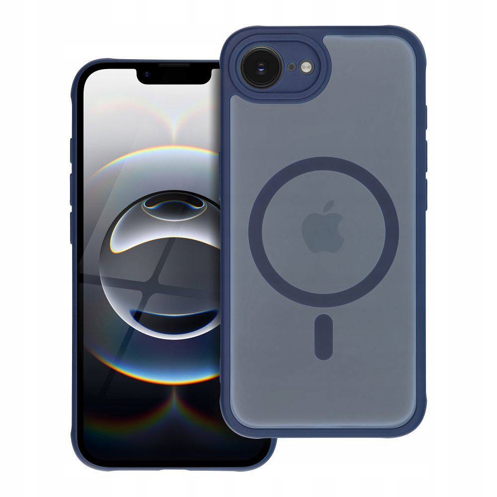 Etui Full Matte Mag Cover Kompatybilny do Magsafe Do Iphone 17 Niebieski