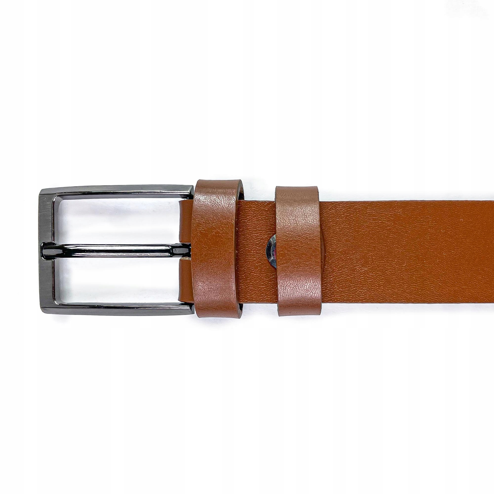 PASEK DLA CHŁOPCA BRĄZOWY DO SPODNI DZIECIĘCY SKÓRA CHŁOPIĘCY SKÓRZANY 85 Marka Inna marka