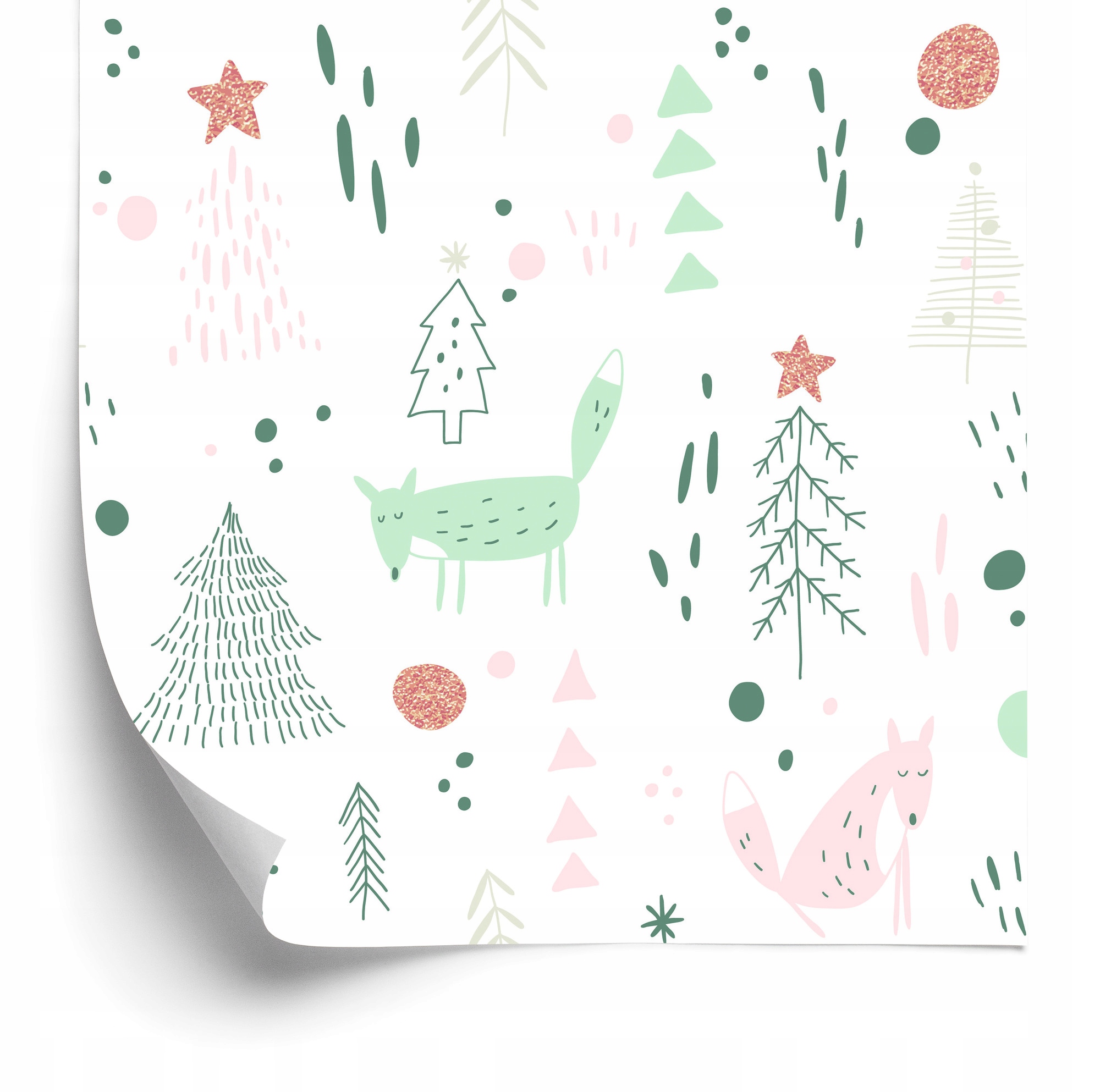 Tapeta pre deti Lisy v lese 50x1000 cm