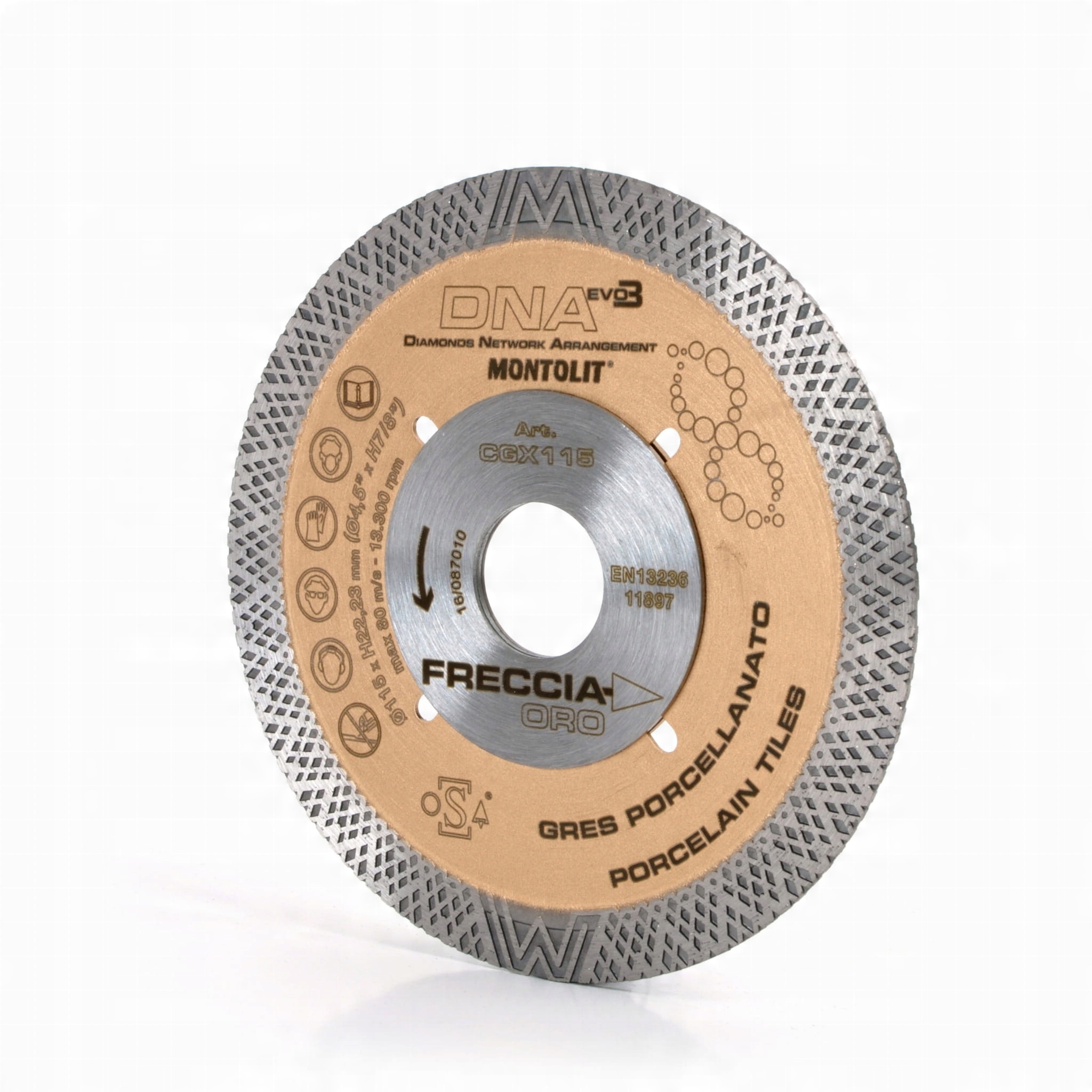 

Tarcza Diamentowa Montolit Dna CGX115 Ceramikagres