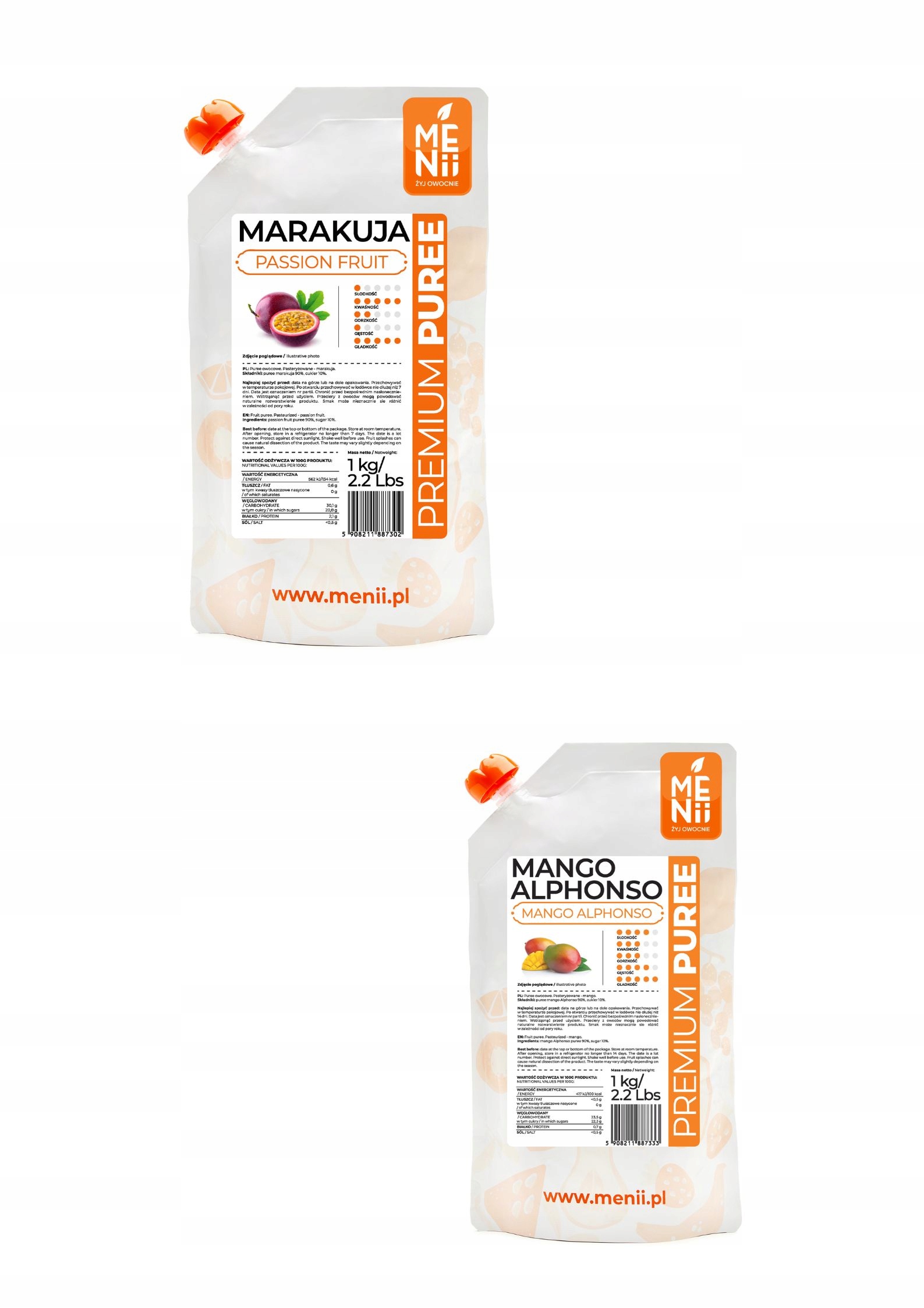 Sada Premium Pyré Marakuja Mango Alphonso 2 kg