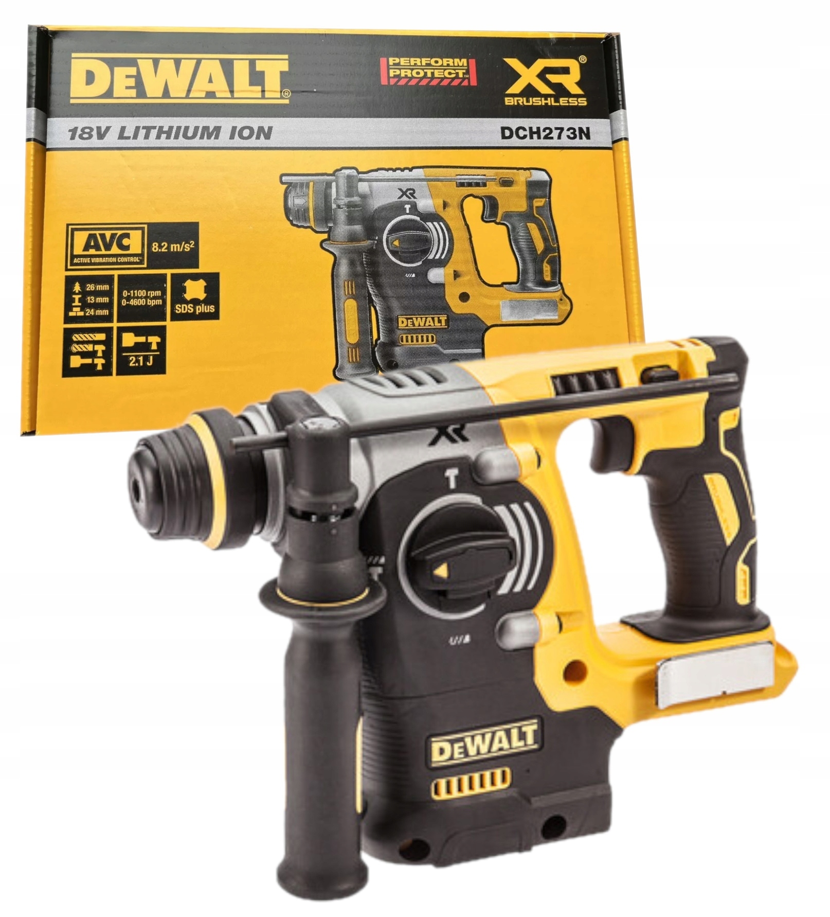 Młotowiertarka 18V Sds+ 2,1J Body DeWalt DCH273N