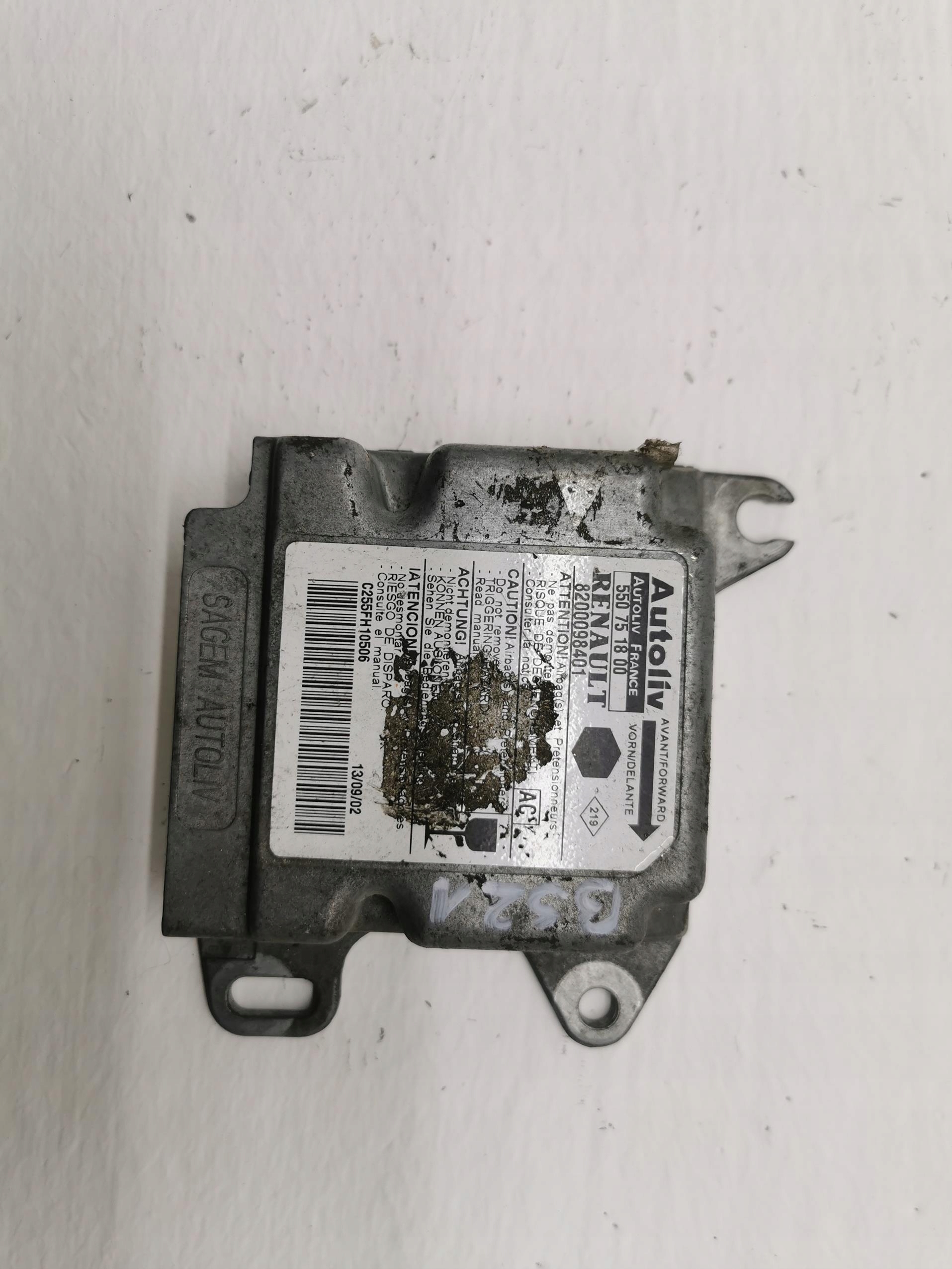 modulo airbag RENAULT KANGOO e 8200098401 97-07