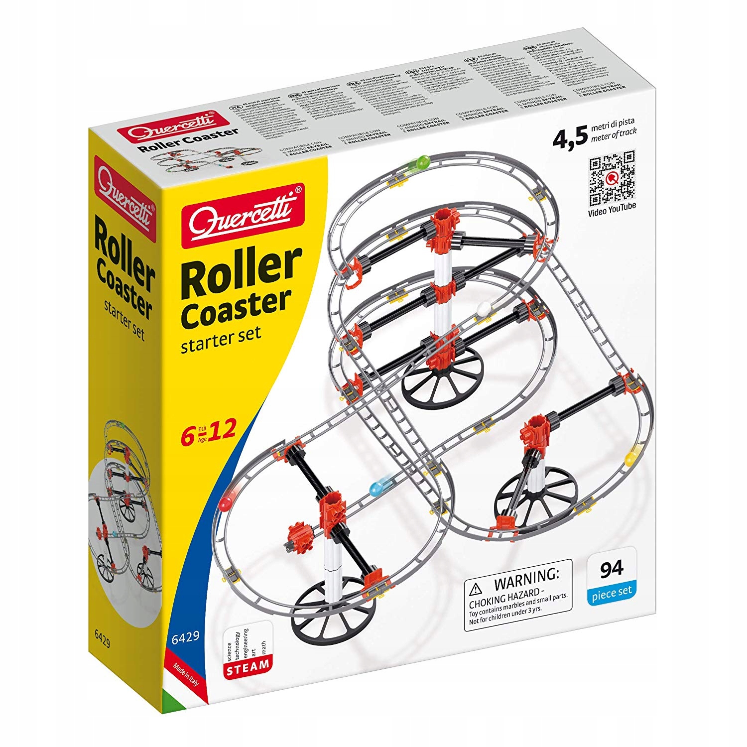 Roller Coaster starter set 94 elementy karton nie idealny