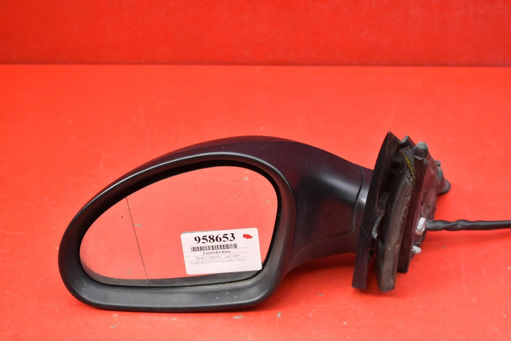 mirror left manually black, EU 024142 SEAT CORDOBA 3 III 6L 03-09