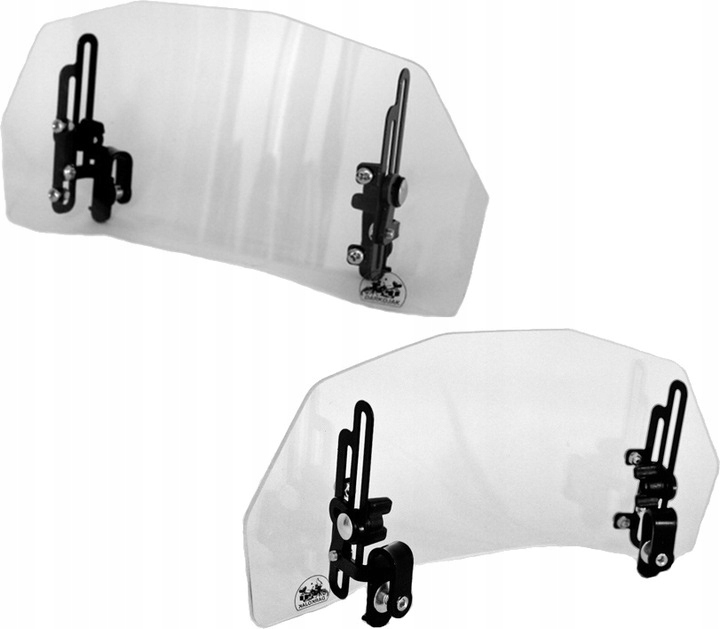 Regulovatelný deflektor Darkojak Ewolution Duo 30x14 bezbarvý