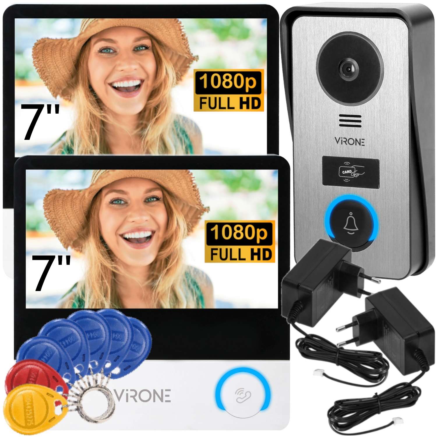 Wideodomofon Domofon 2 MONITORY 7