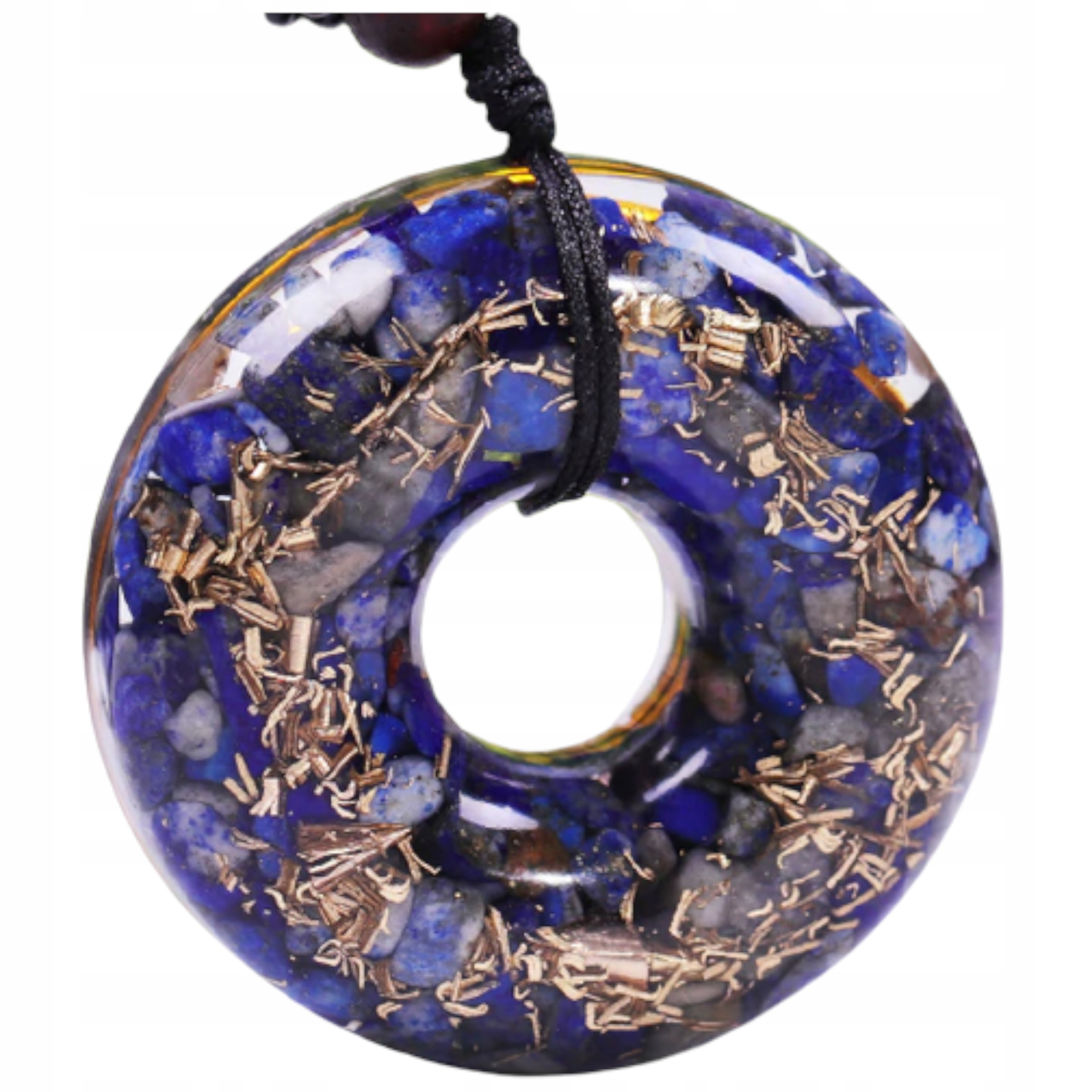 Náhrdelník Talisman Orgonit Amulet Měď Lazurit Dárek Pro Ženu