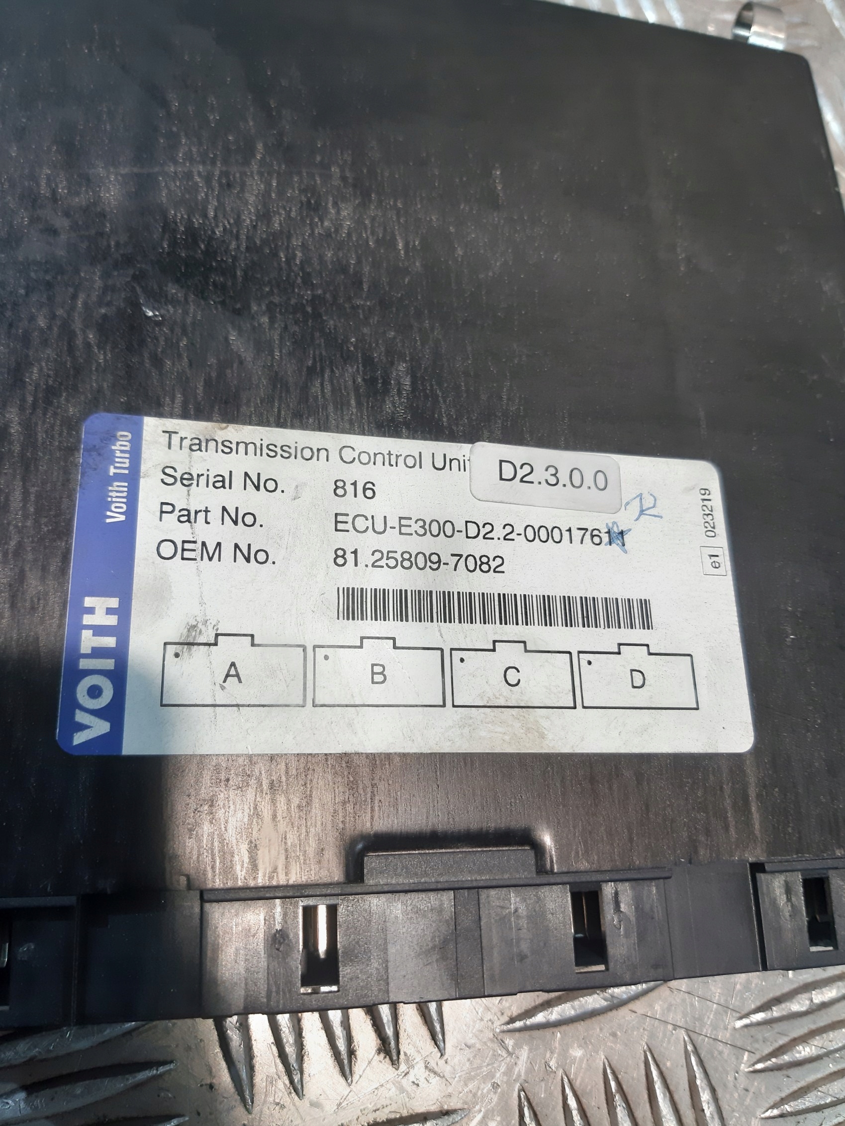Centralina cambio ingranaggi VOITH ECU-E300-D2.3.0.0