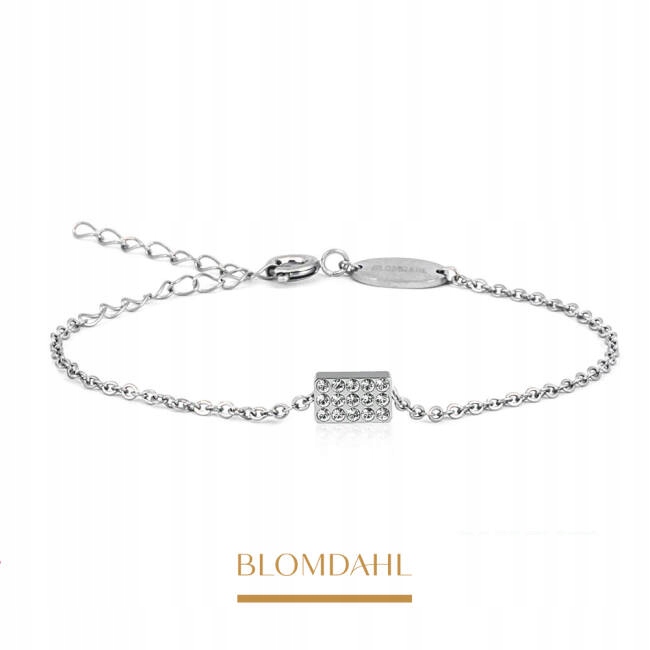 Blomdahl Hypoalergenní Náramek Brilliance Oblong Crystal 8 mm