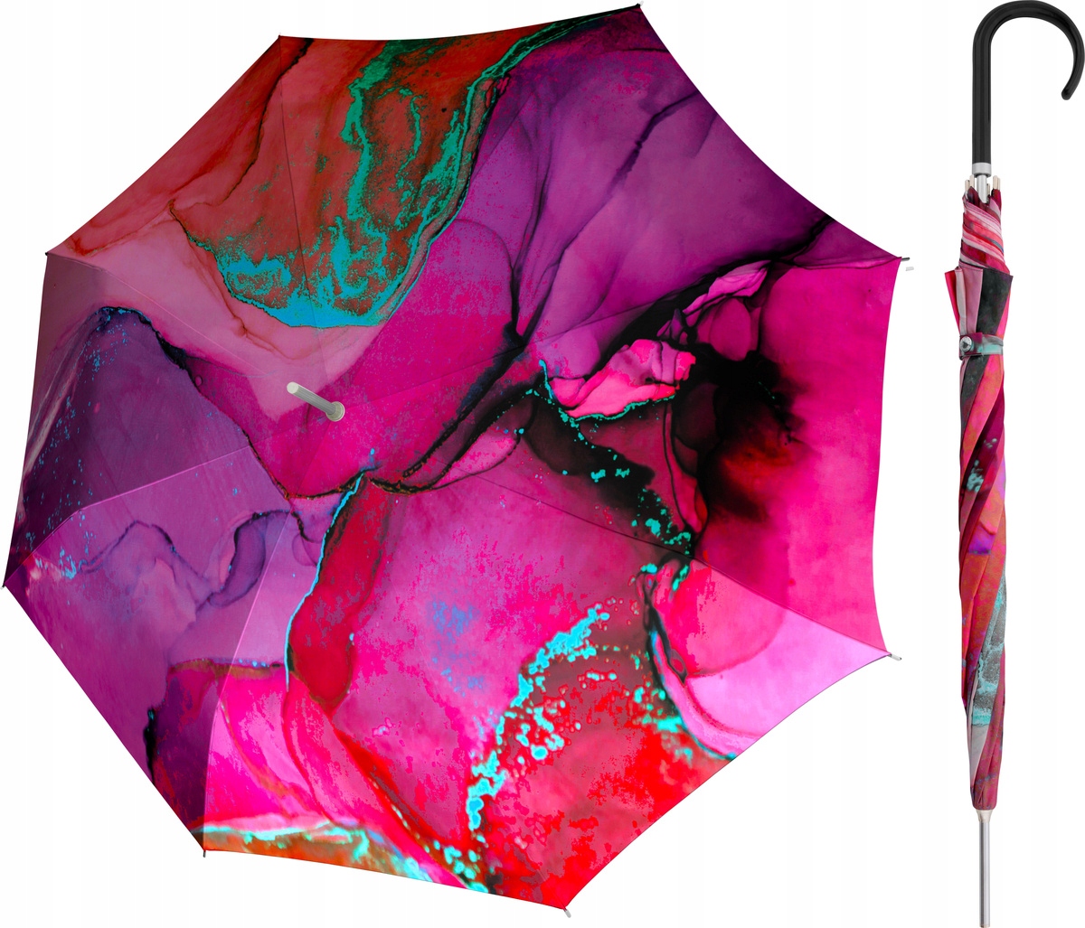 Dlouhý automatický deštník Carbonsteel Doppler