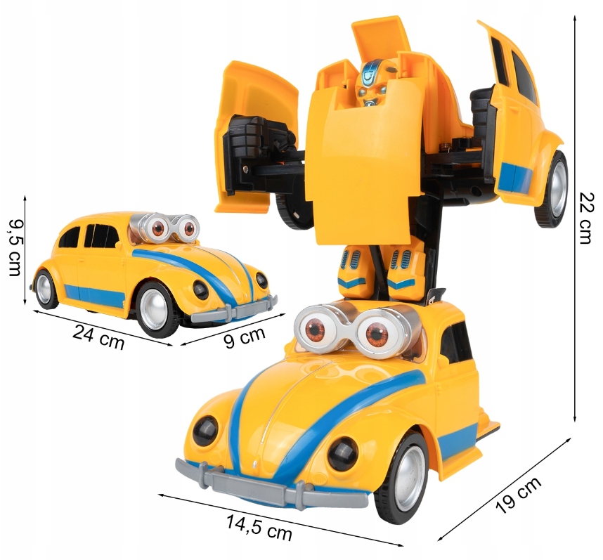 Auto Transformers Robot Samochód Garbus Kod producenta V