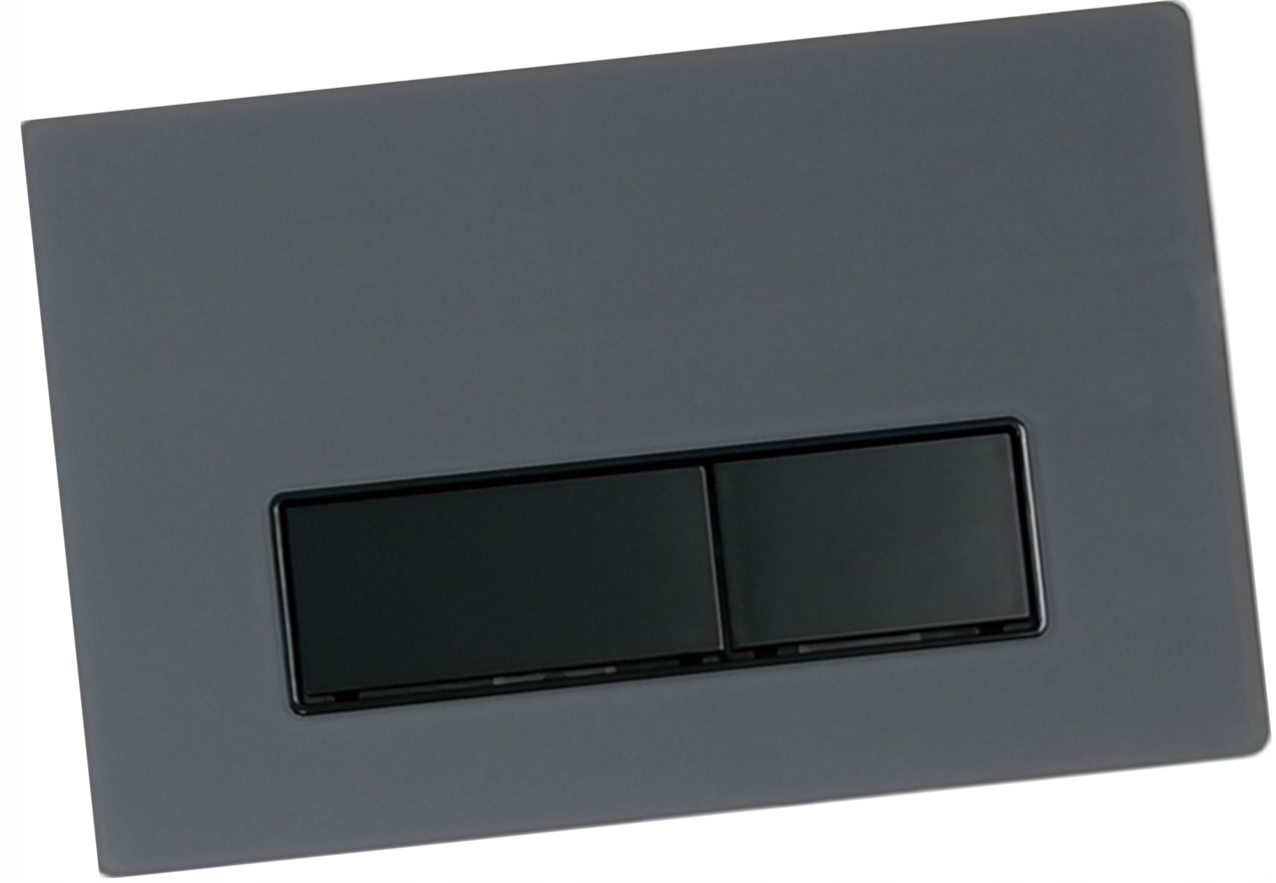 Splachovacie tlačidlo F sklenený gun metal pre Wc rošt Kolo Technic Gt