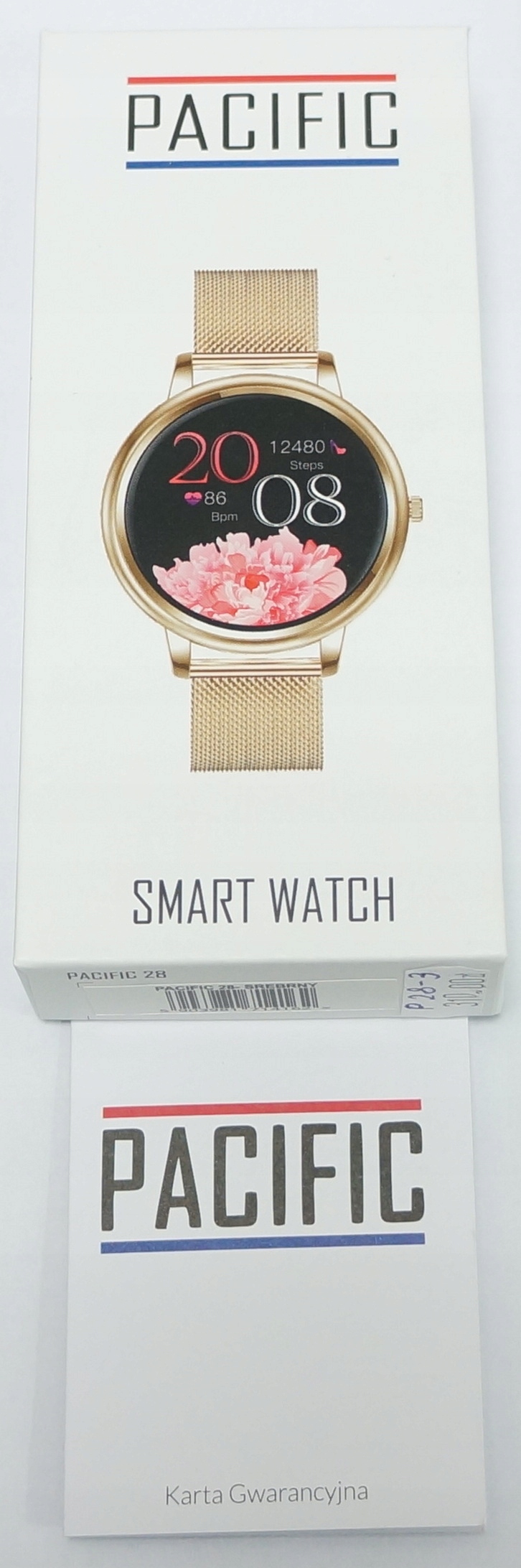 Smartwatch Pacific 28-1, PULS, KALORIE, SMS Stan opakowania oryginalne